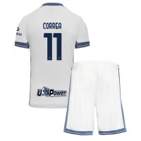 Inter Milan Joaquin Correa #11 Gostujuci Dres za djecu 2024-25 Kratak Rukav (+ Kratke hlače)